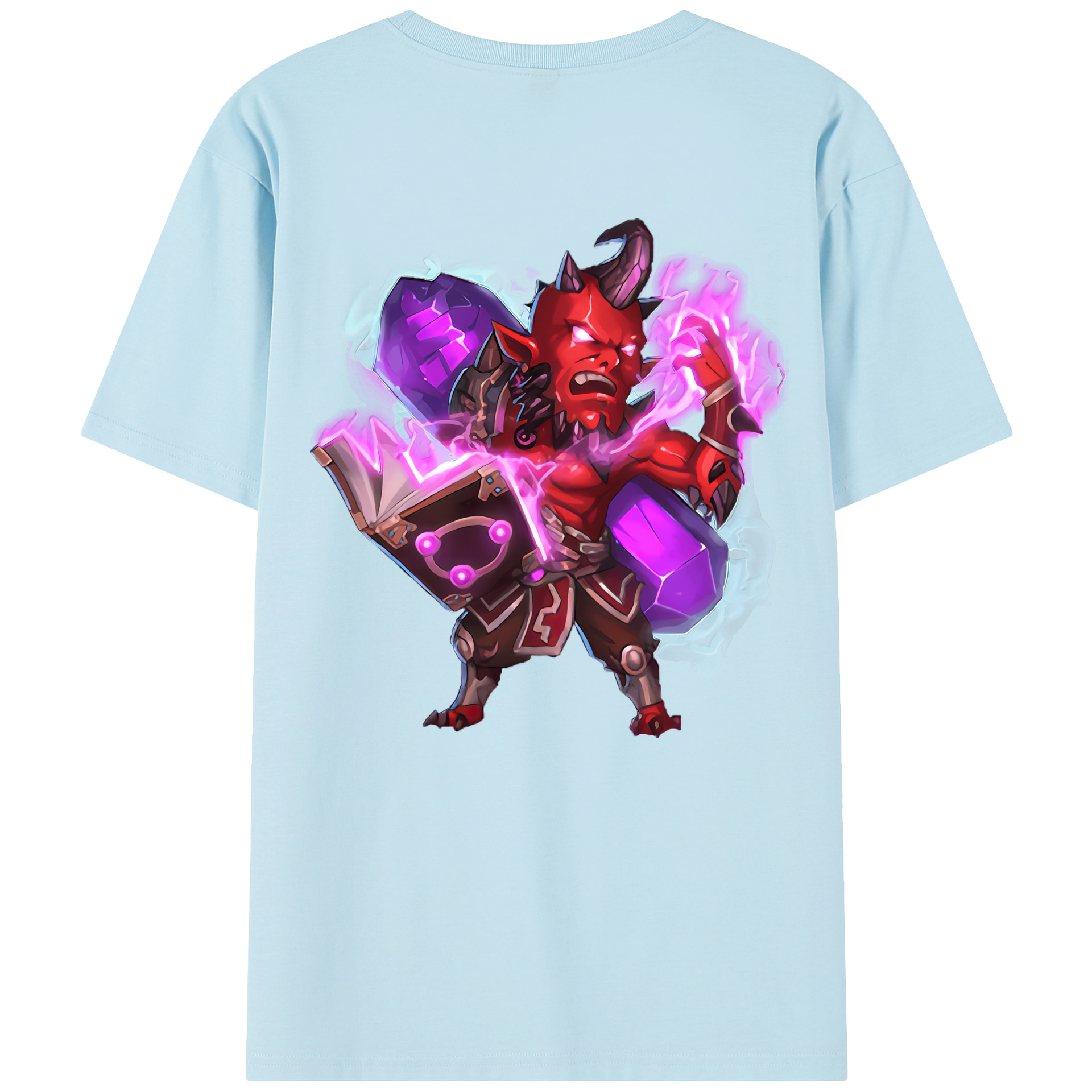 リーグ・オブ・レジェンド League of Legends LOL 綿100％半袖Tシャツ（背面プリント）